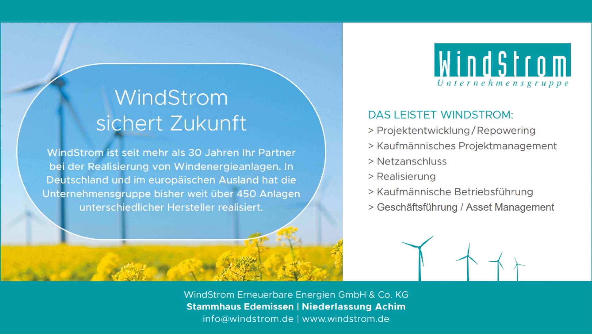 WindStrom Erneuerbare Energien